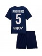 Paris Saint-Germain Marquinhos #5 Replika Hemmakläder Barn 2025-26 Kortärmad (+ byxor)